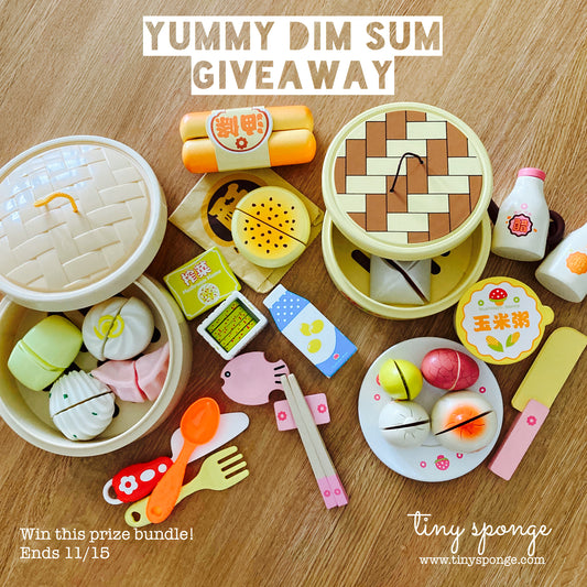 tiny sponge yummy dim sum giveaway