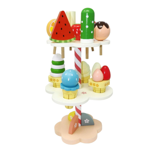 Wooden Magnetic Ice Cream & Popsicle Set