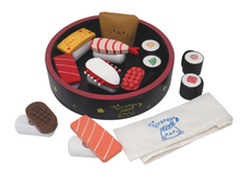 Load image into Gallery viewer, tiny sponge Cute Wooden Sushi Set