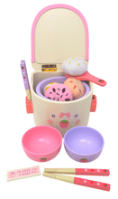 Load image into Gallery viewer, Rice Cooker Deluxe Wooden Play Food Set