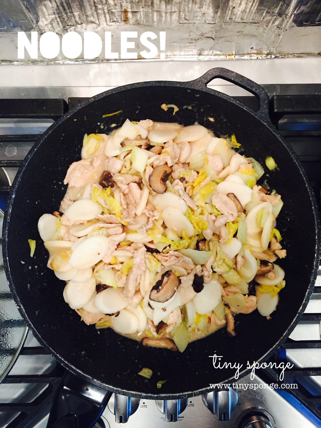 Our Stir Fried Rice Cakes Recipe