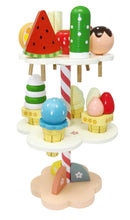 Load image into Gallery viewer, Wooden Magnetic Ice Cream &amp; Popsicle Set