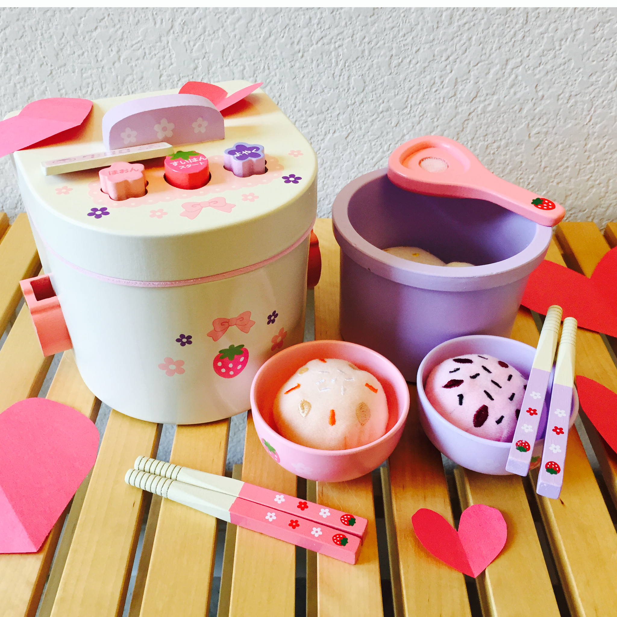 Rice Cooker Deluxe Wooden Play Food Set – tiny sponge