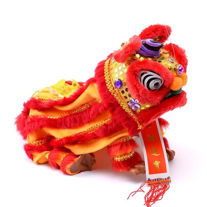 Lion Dance Marionette Puppet - Red